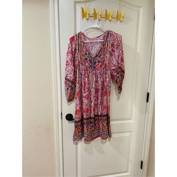 Floral Pullover Dress - Picture 1 of 4